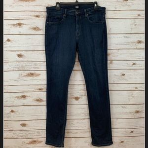 PAIGE Federal Slim Straight Dark Wash Jeans